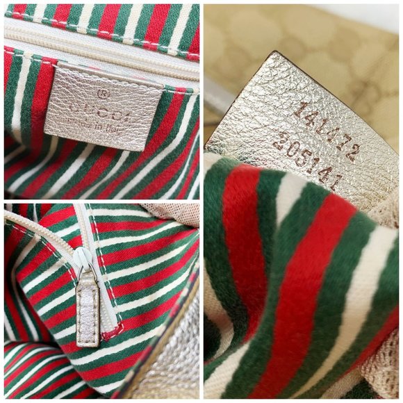 Gucci Beige and Gold Signature Tote - Picture 11 of 11